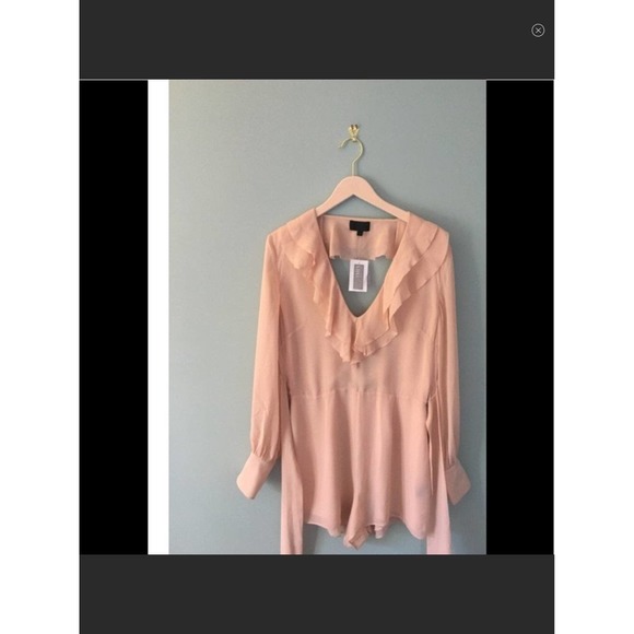 Blush Pink Exclusive Genoa Romper/Jumpsuit - Picture 8 of 11